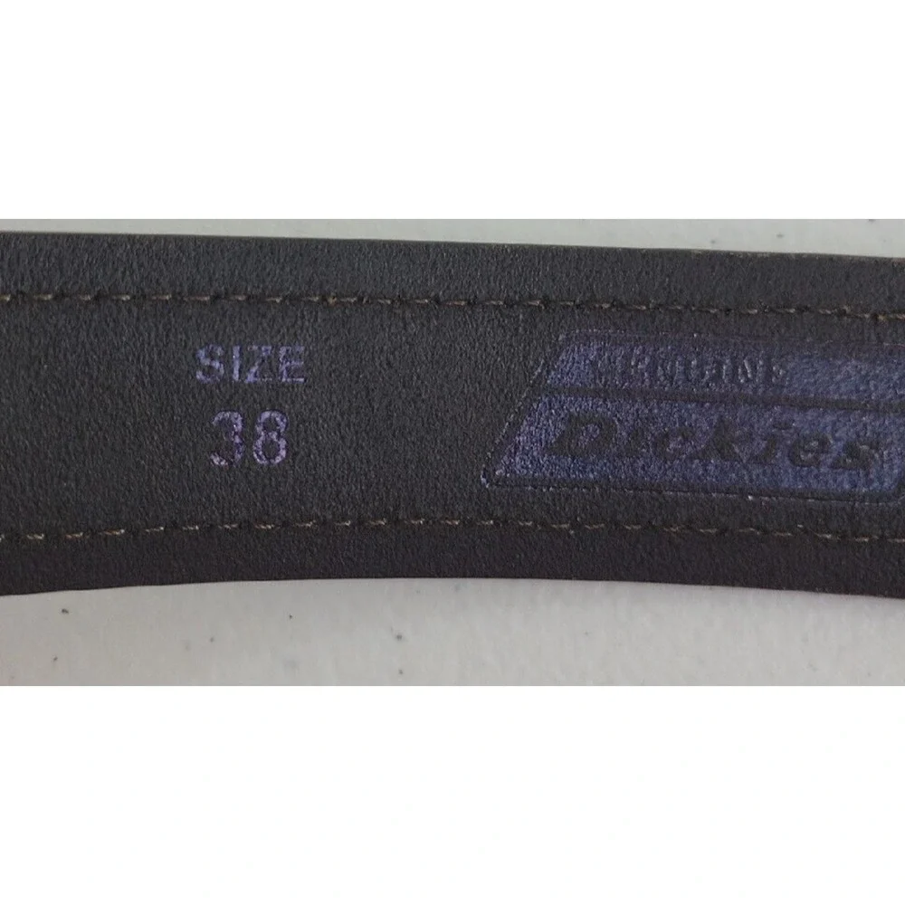 Dickies Brown‎ Genuine Leather Formal Career Casual Dress Belt Men's Size 38